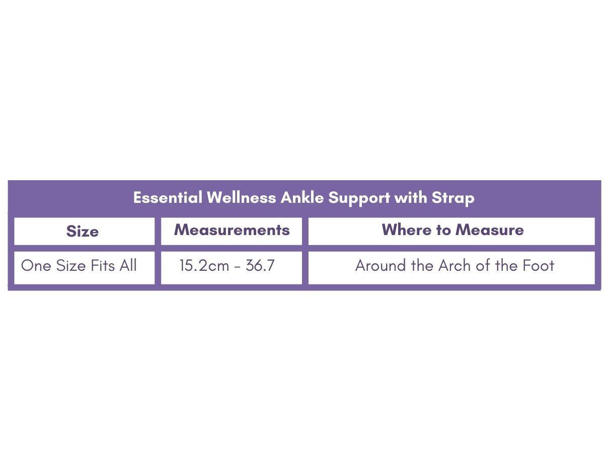 Ankle Support with Reinforcing Strap - Stabilises & Supports-Orthotics, Braces & Sleeves-Right-Essential Wellness-5060536630060