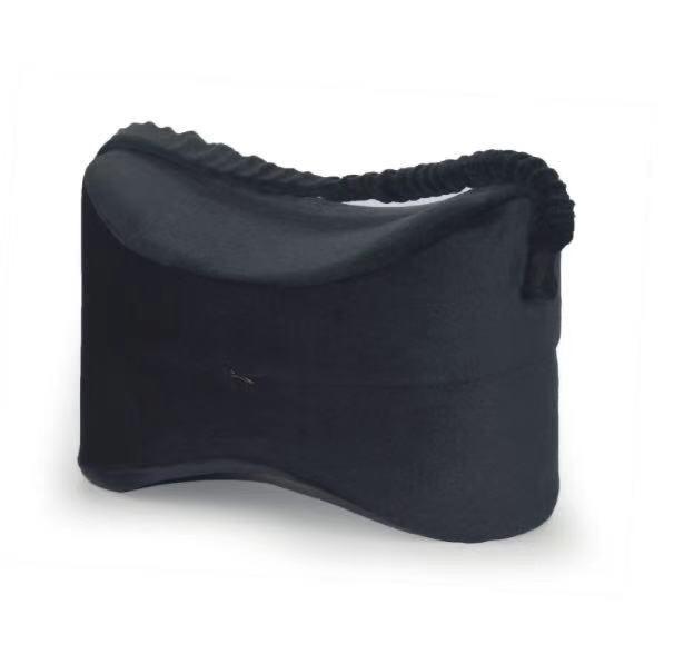 Cushioned Knee Pillow | Relieve Knee Pain-Sleep Aid-Black-Essential Wellness-5060536636901