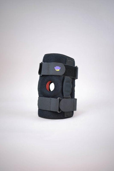 Hinged Knee Brace, Adjustable Fit - Rigid Protection & Support