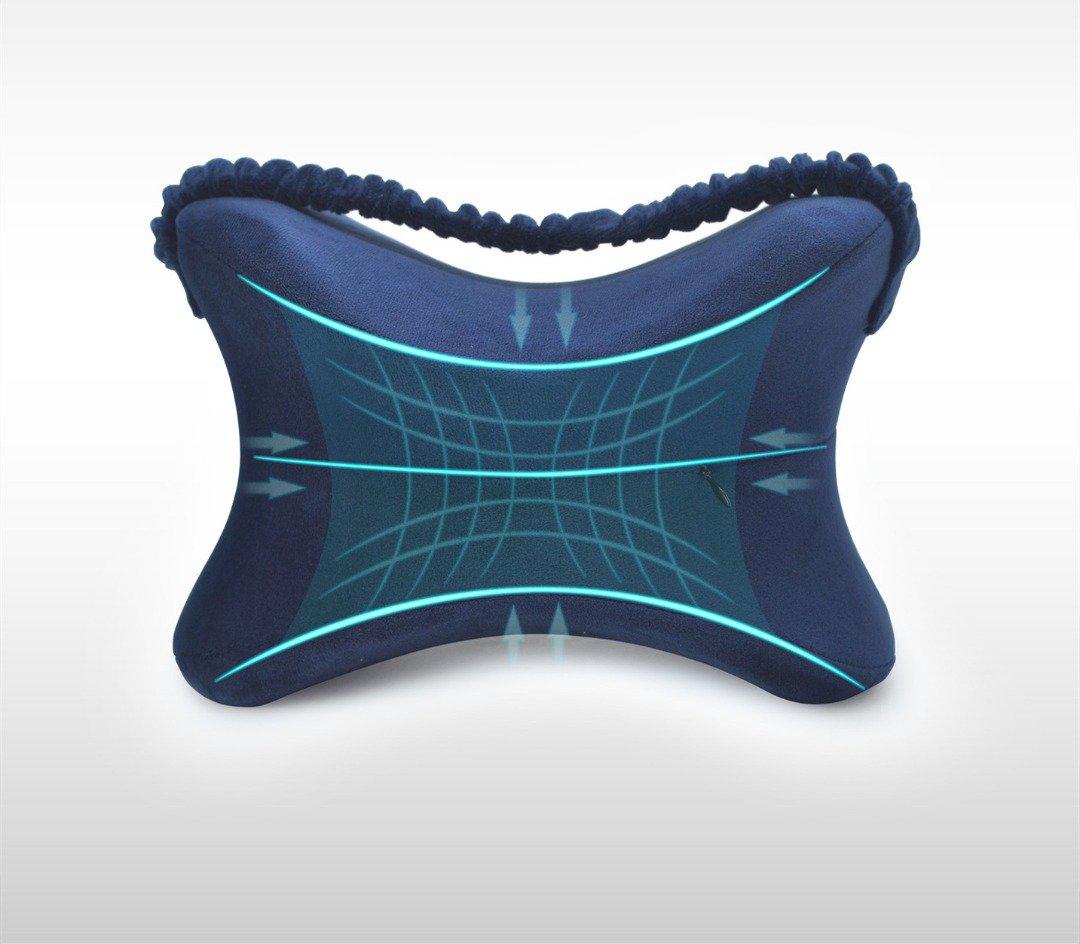 Cushioned Knee Pillow | Relieve Knee Pain-Sleep Aid-Blue-Essential Wellness-5060536630411