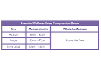Thumbnail for Knee Compression Sleeve, Lighter More Breathable Support-Orthotics, Braces & Sleeves-Medium-Essential Wellness-5060536630749