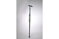 Thumbnail for Folding Walking Stick In Black, Fully Adjustable - Portable & Lightweight - Non Slip Foot-Walking Aid-Essential Wellness-5060536630671