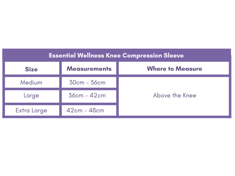 Knee Compression Sleeve, Lighter More Breathable Support-Orthotics, Braces & Sleeves-Medium-Essential Wellness-5060536630749